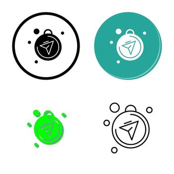 icono de vector de brújula