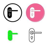 Door Lock Vector Icon