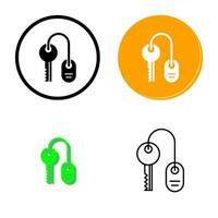 Room key Vector Icon