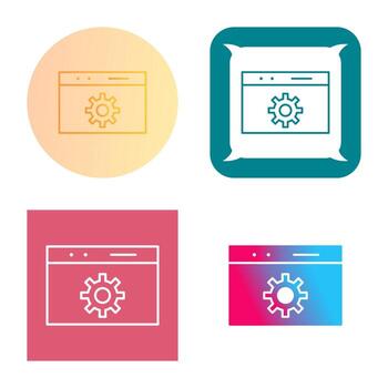 Unique Web Optimization Vector Icon