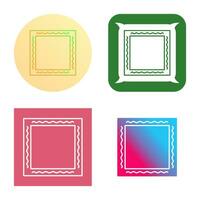 Unique Frame Vector Icon