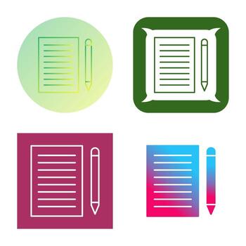 Write Feedback Vector Icon