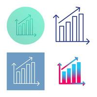 Rising Statistics Vector Icon