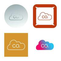 Carbon Dioxide Vector Icon