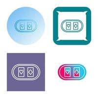 Cards Table Vector Icon