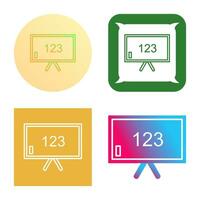 Unique Classroom Board Vector Icon