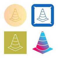 Unique Cone Vector Icon