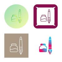 Ink and Pen Vector Icon