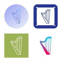 Harp Vector Icon