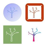 Tree with no Leaves Vector Icon