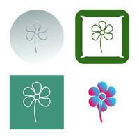 Small flowers Vector Icon