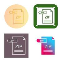 ZIP Vector Icon