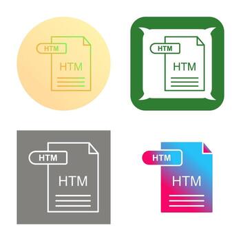 icono de vector de html