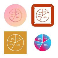 Pie Chart Vector Icon