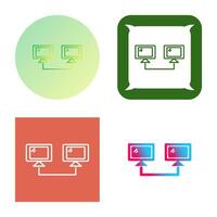 Connected Systems Vector Icon