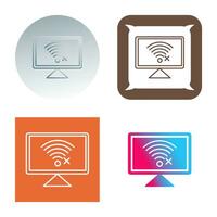 Disconnected Network Vector Icon