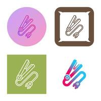 Hair iron Vector Icon