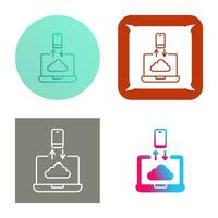 Data Transfer Vector Icon