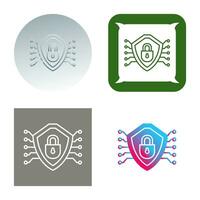 Cyber Security Vector Icon