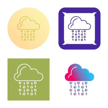 Cloud Coding Vector Icon
