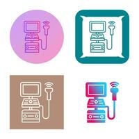 Ultrasound Machine Vector Icon