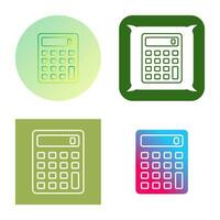 icono de vector de calculadora