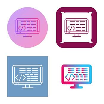 Coding Vector Icon