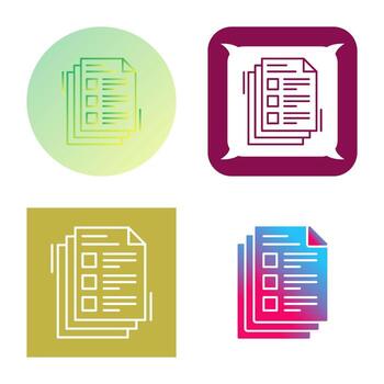 icono de vector de notas