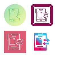 Data Transfer Vector Icon