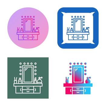 icono de vector de tocador