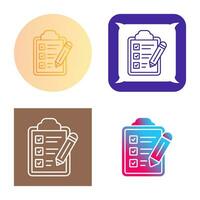 Checklist Vector Icon