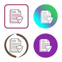 Valid Document Vector Icon