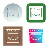 Web Browser Vector Icon