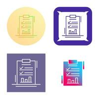 Report List Vector Icon