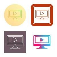 Video Lesson Vector Icon