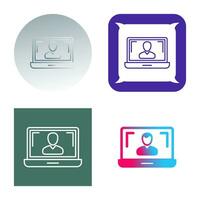 Online Lesson Vector Icon