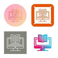 Digital Learning Vector Icon