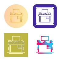 Desk Vector Icon