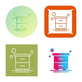 icono de vector de mesa