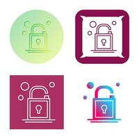 Open Lock Vector Icon