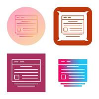 Website Vector Icon