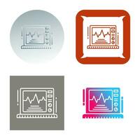 Ekg Monitor Vector Icon