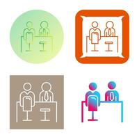 Employee Interview Vector Icon