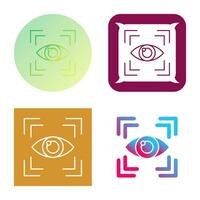 Eye Scan Vector Icon