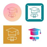 Graduation Hat Vector Icon