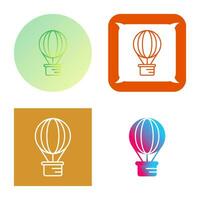 Hot Air Balloon Vector Icon