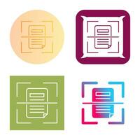 Scan Vector Icon