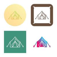 Tent Vector Icon