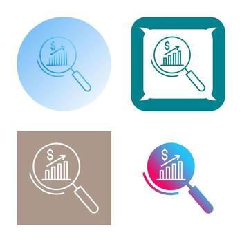 icono de vector de estadísticas