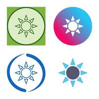 UV Radiation Vector Icon